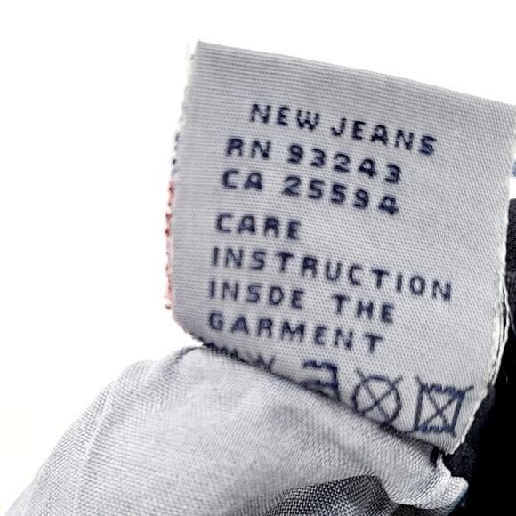 MH New Jeans Black Silver Rhinestone Embellished Flare Leg Jeans Women's Size 31 - Picture 7 of 7